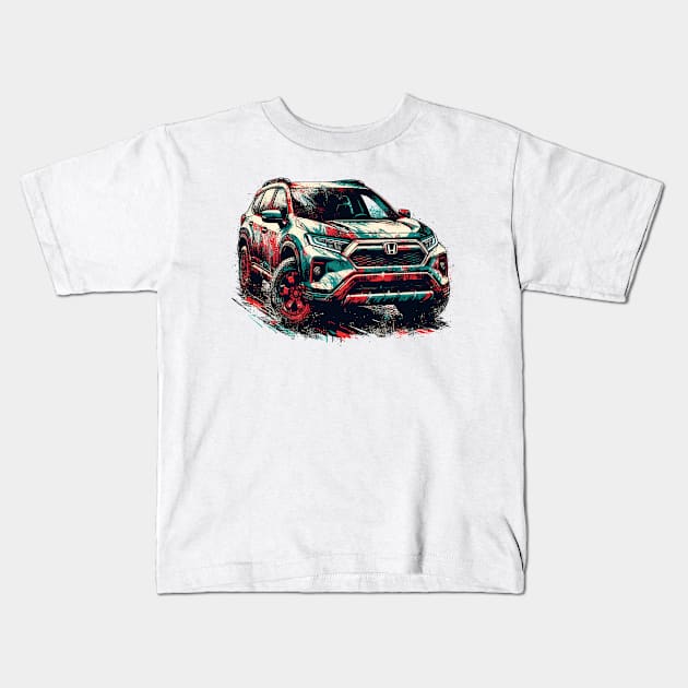 Toyota RAV4 Kids T-Shirt by Vehicles-Art